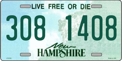 NH license plate 3081408