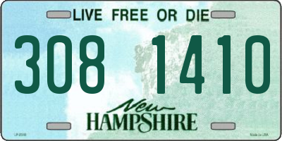 NH license plate 3081410