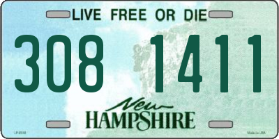 NH license plate 3081411