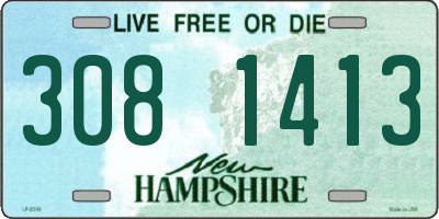 NH license plate 3081413