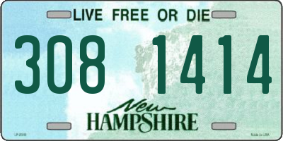 NH license plate 3081414