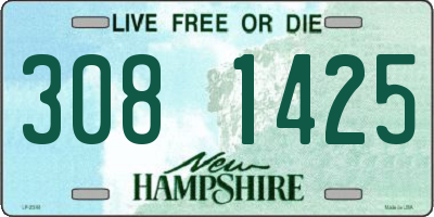 NH license plate 3081425