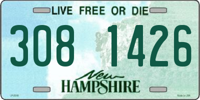 NH license plate 3081426