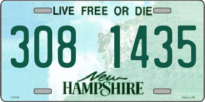 NH license plate 3081435