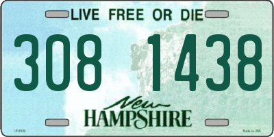 NH license plate 3081438
