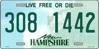 NH license plate 3081442