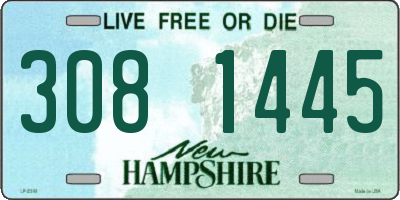 NH license plate 3081445