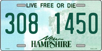 NH license plate 3081450