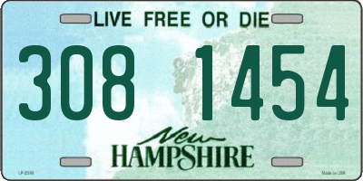 NH license plate 3081454