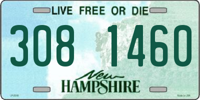 NH license plate 3081460