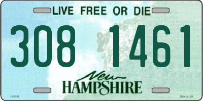 NH license plate 3081461