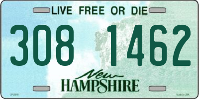 NH license plate 3081462