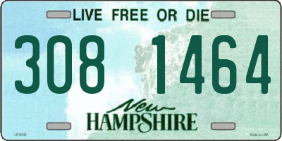NH license plate 3081464