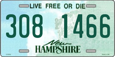 NH license plate 3081466