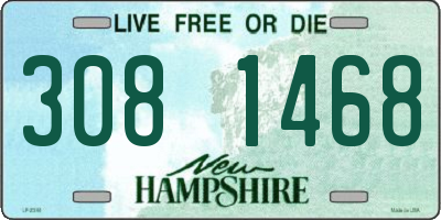 NH license plate 3081468