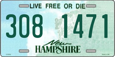 NH license plate 3081471