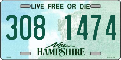 NH license plate 3081474