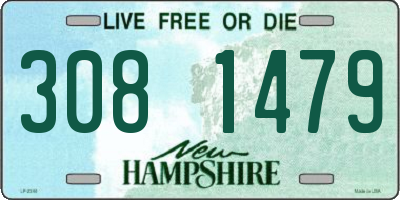 NH license plate 3081479