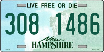 NH license plate 3081486