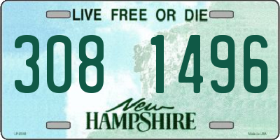 NH license plate 3081496