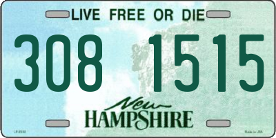 NH license plate 3081515
