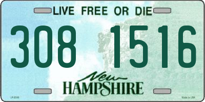 NH license plate 3081516