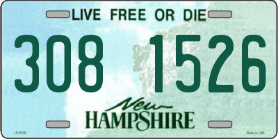NH license plate 3081526