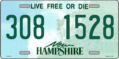 NH license plate 3081528