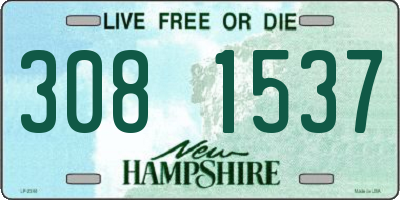 NH license plate 3081537