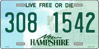 NH license plate 3081542