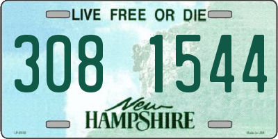NH license plate 3081544