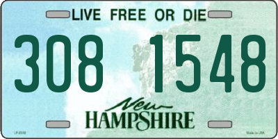 NH license plate 3081548