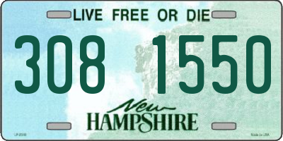 NH license plate 3081550
