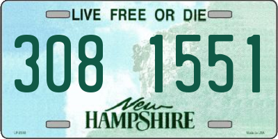 NH license plate 3081551