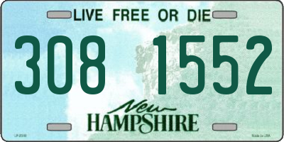 NH license plate 3081552