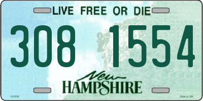 NH license plate 3081554