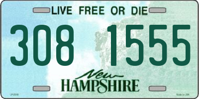NH license plate 3081555