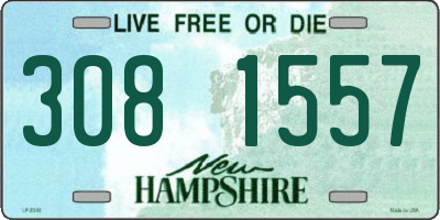 NH license plate 3081557