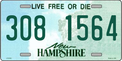 NH license plate 3081564