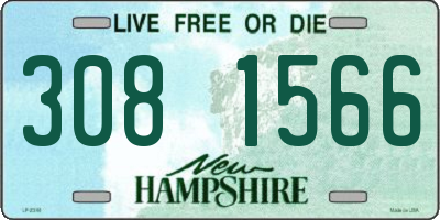 NH license plate 3081566