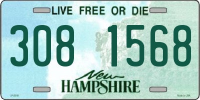 NH license plate 3081568