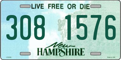 NH license plate 3081576