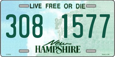NH license plate 3081577