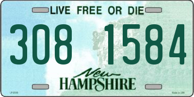 NH license plate 3081584