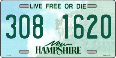 NH license plate 3081620