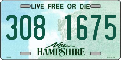 NH license plate 3081675