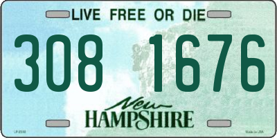 NH license plate 3081676