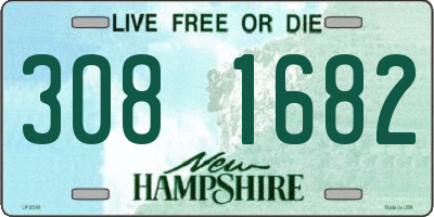 NH license plate 3081682