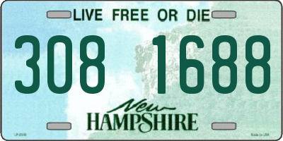 NH license plate 3081688