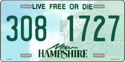 NH license plate 3081727